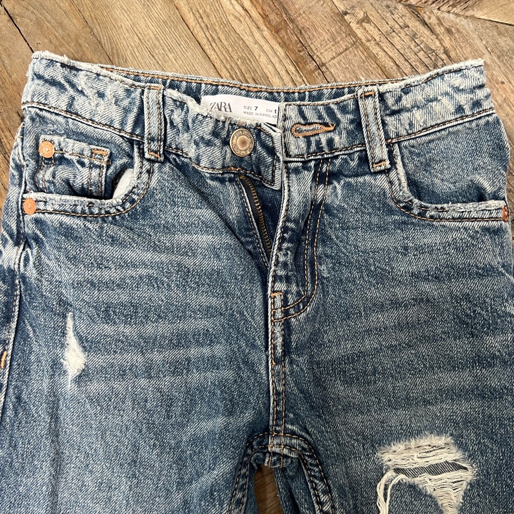Zara girls size 7 jeans